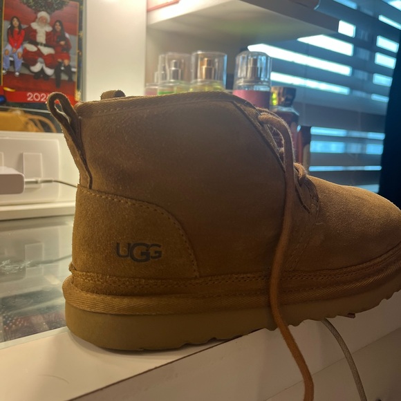 UGG Tan Shearling-Lined Boots - Picture 3 of 8